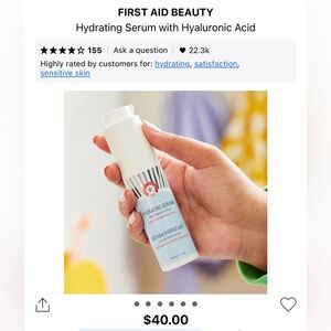 *NWT* First Aid Beauty Bounce Boosting Serum